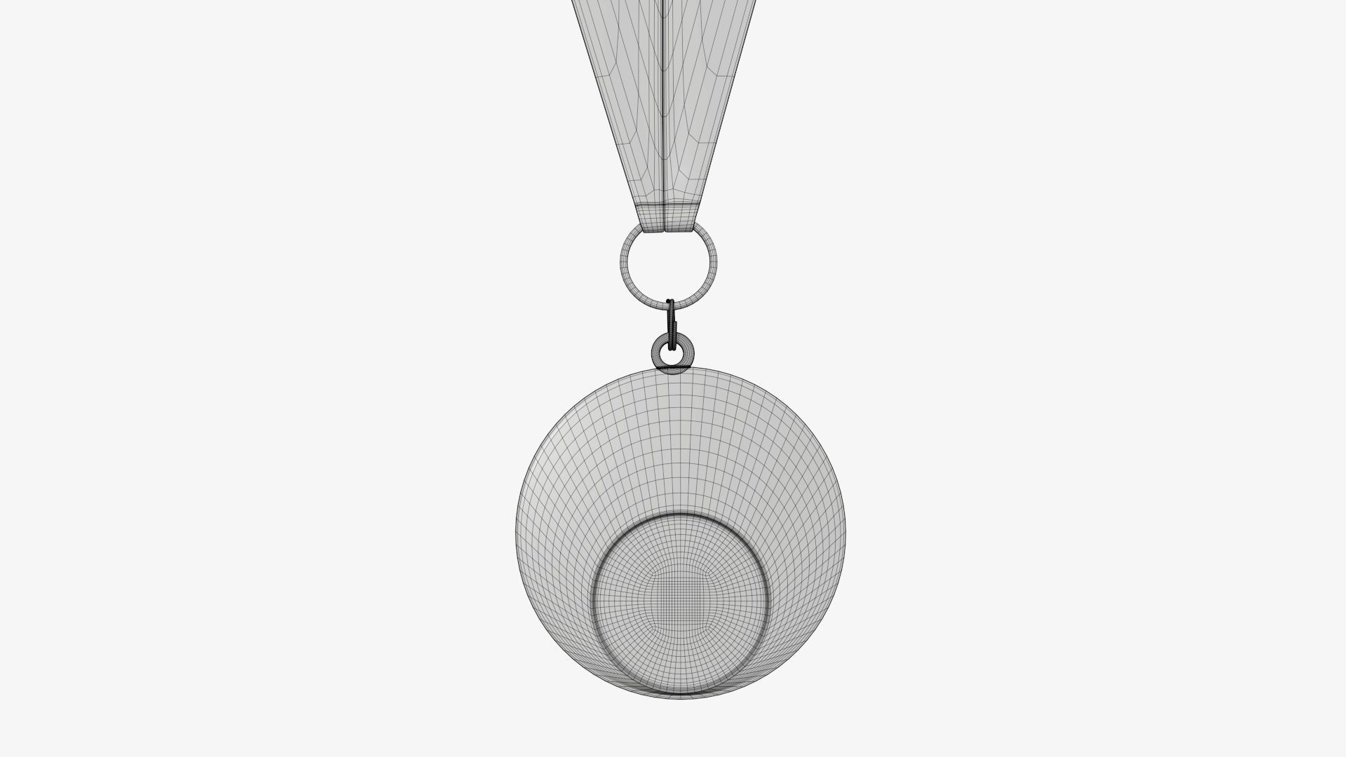 Sports medal trophy mockup 05 3D model_9