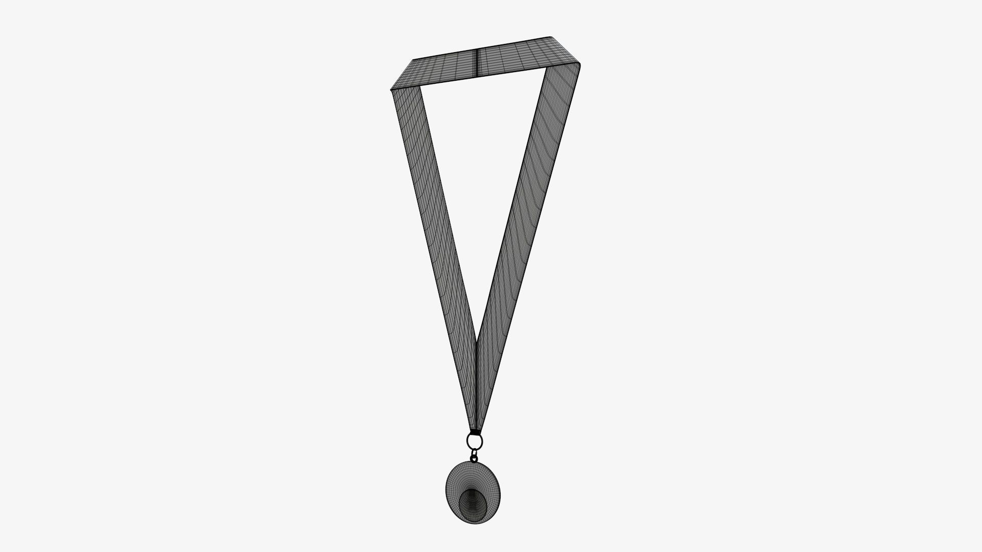 Sports medal trophy mockup 05 3D model_8