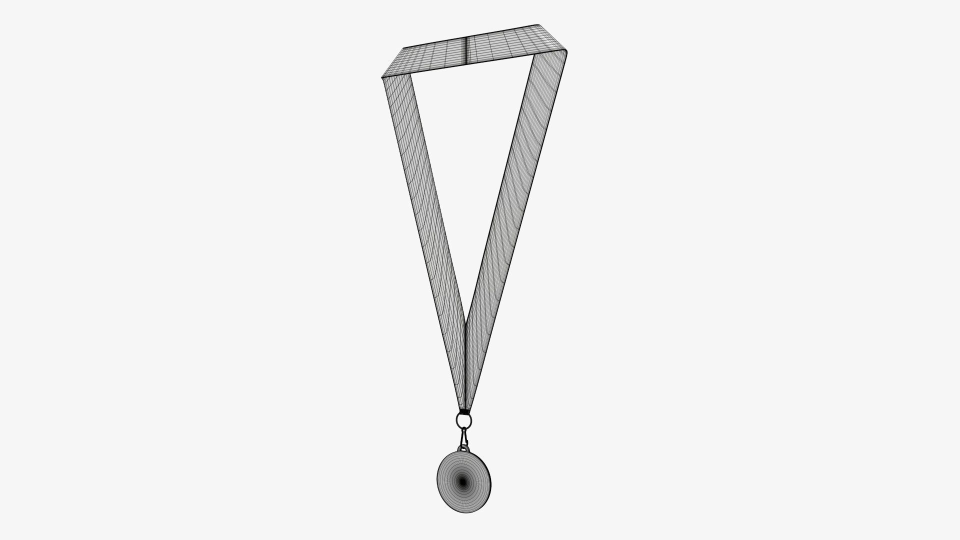 Sports medal trophy mockup 07 3D model_8