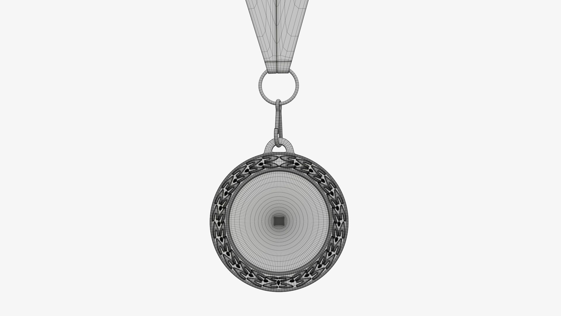 Sports medal trophy mockup 07 3D model_9