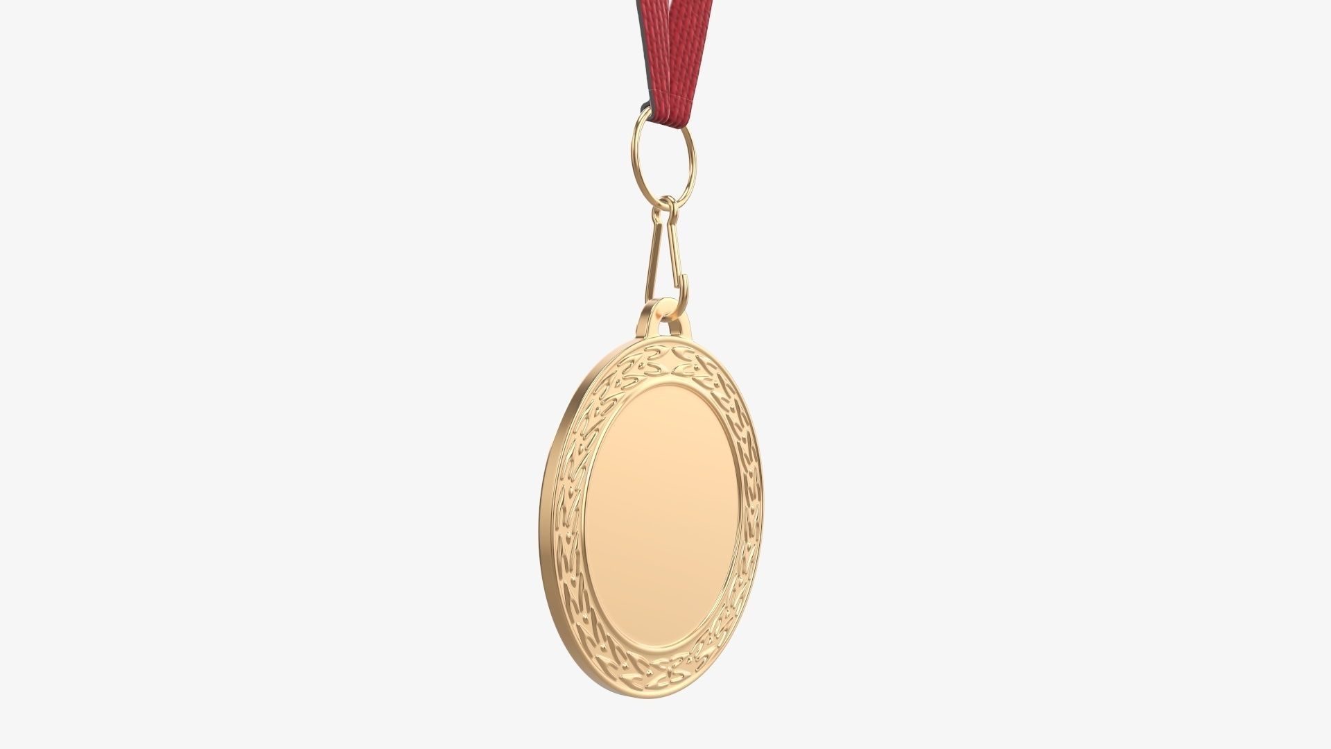Sports medal trophy mockup 07 3D model_4