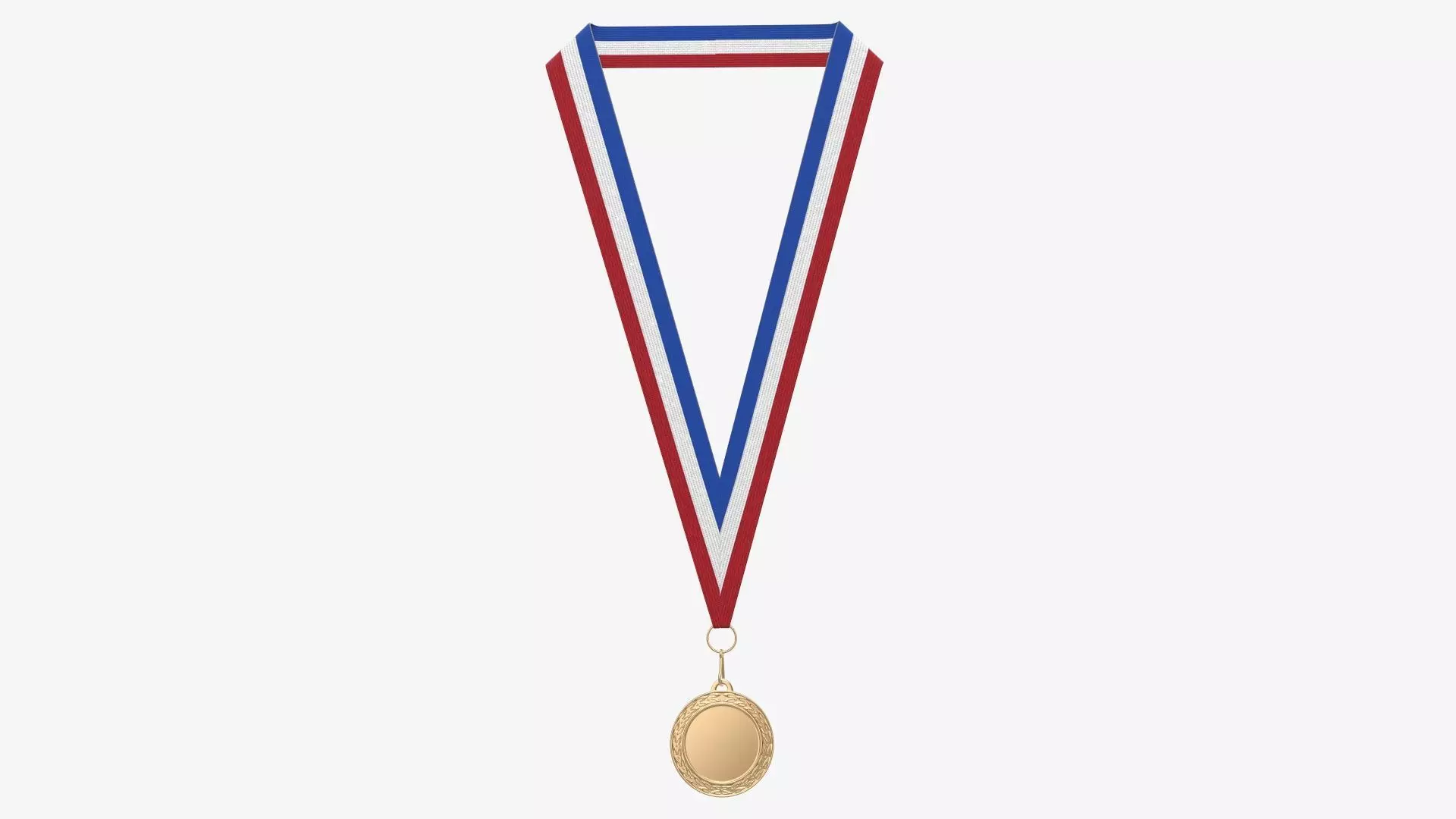 Sports medal trophy mockup 07 3D model_0