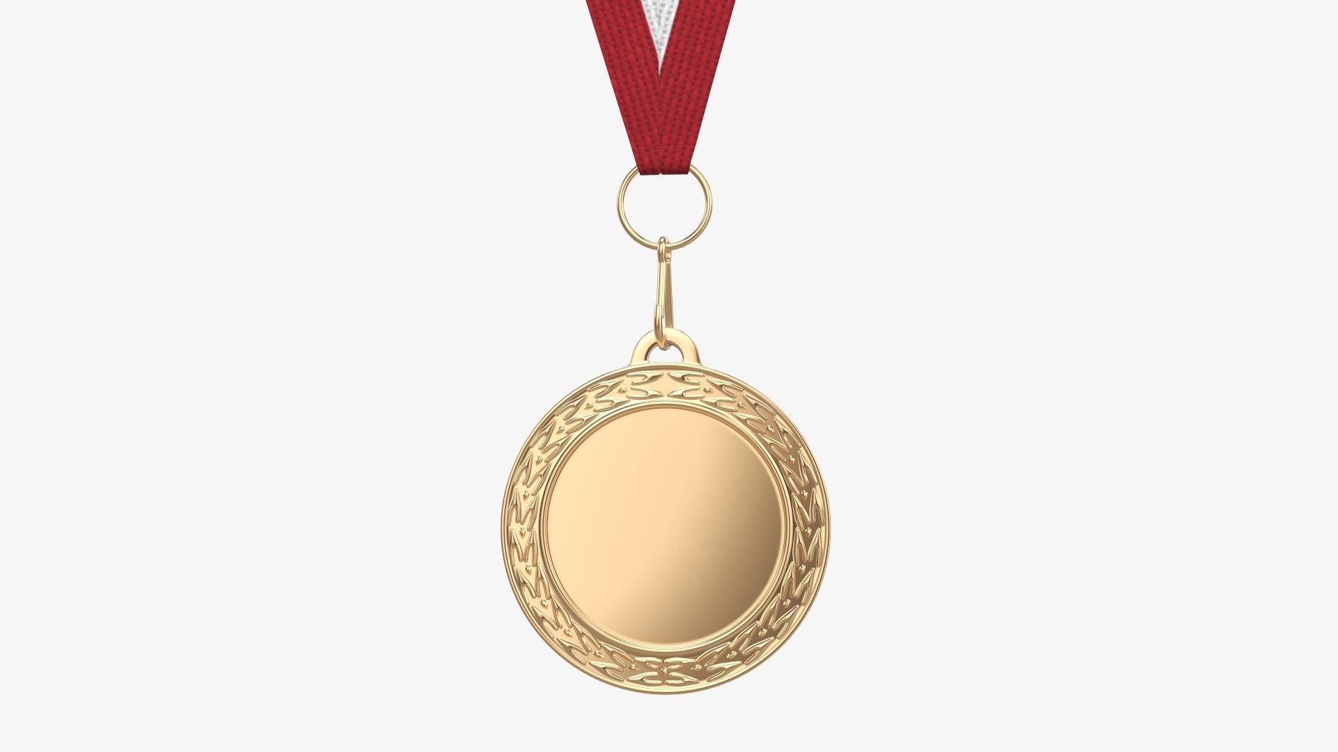 Sports medal trophy mockup 07 3D model_3