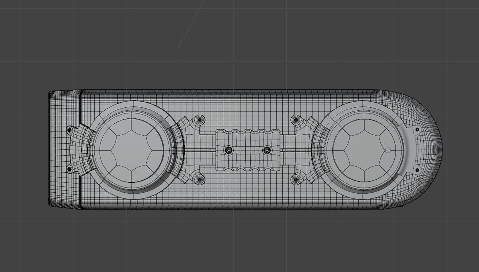 HOVERBOARD BACK TO THE FUTURE II 3D model_9