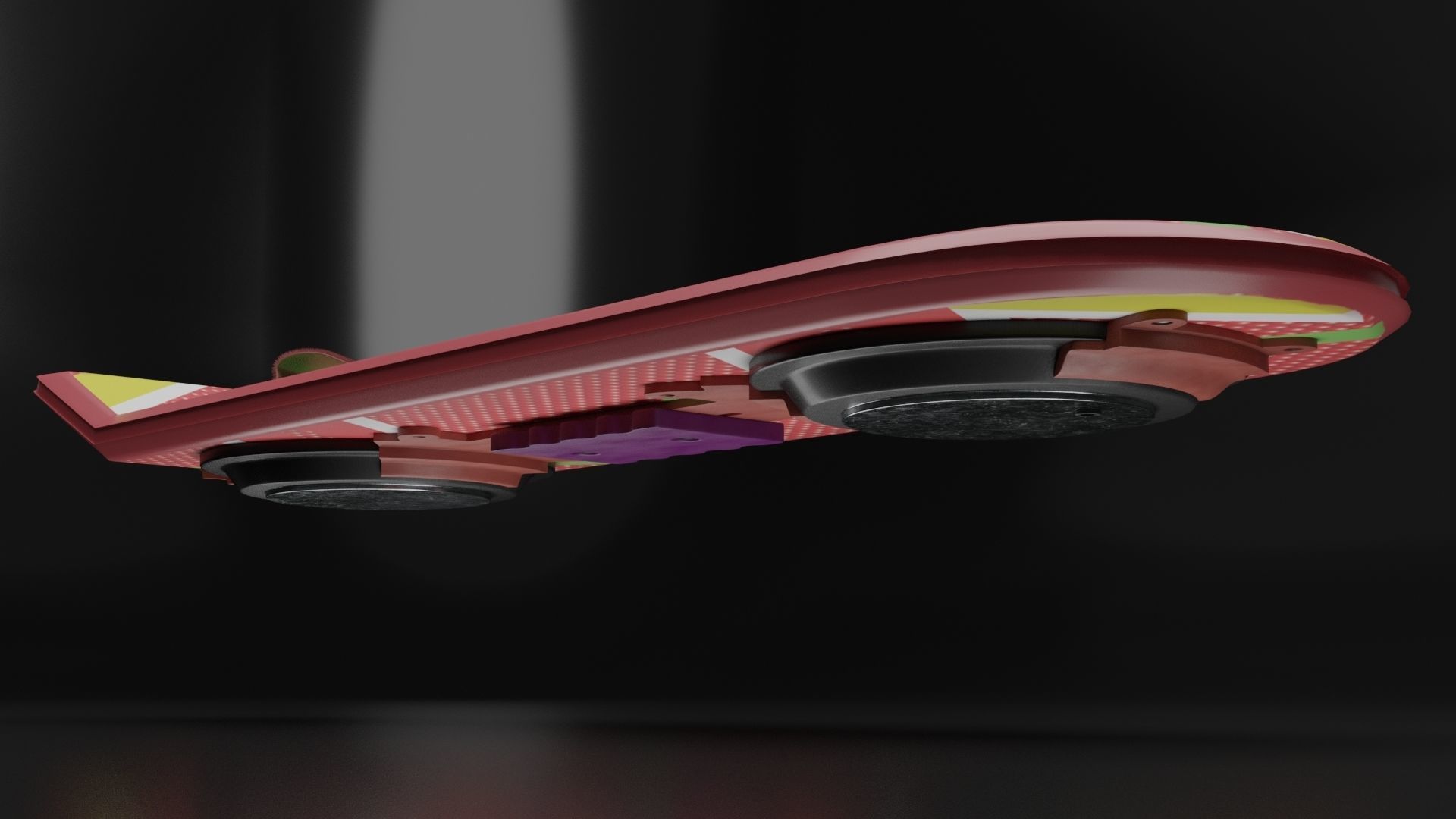 HOVERBOARD BACK TO THE FUTURE II 3D model_1