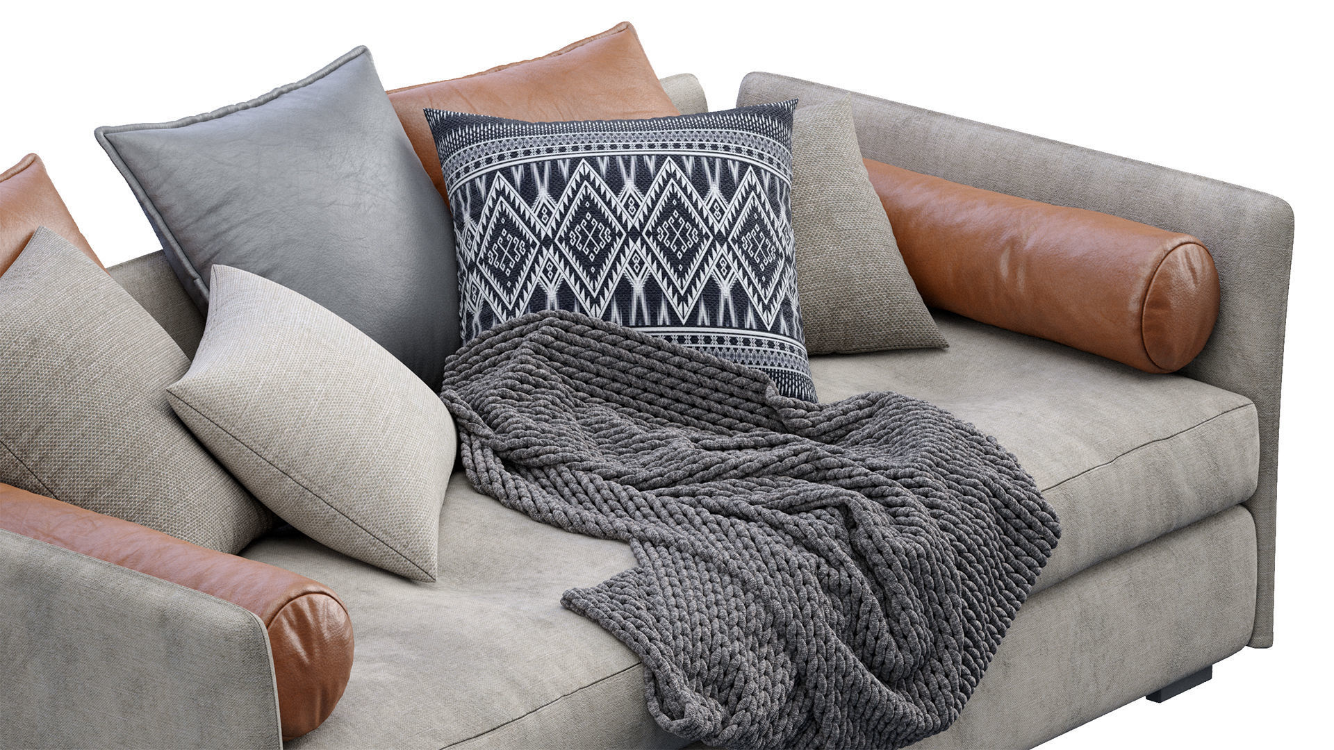 Sofa FIGI ISOLOTTO 2 3D model_2