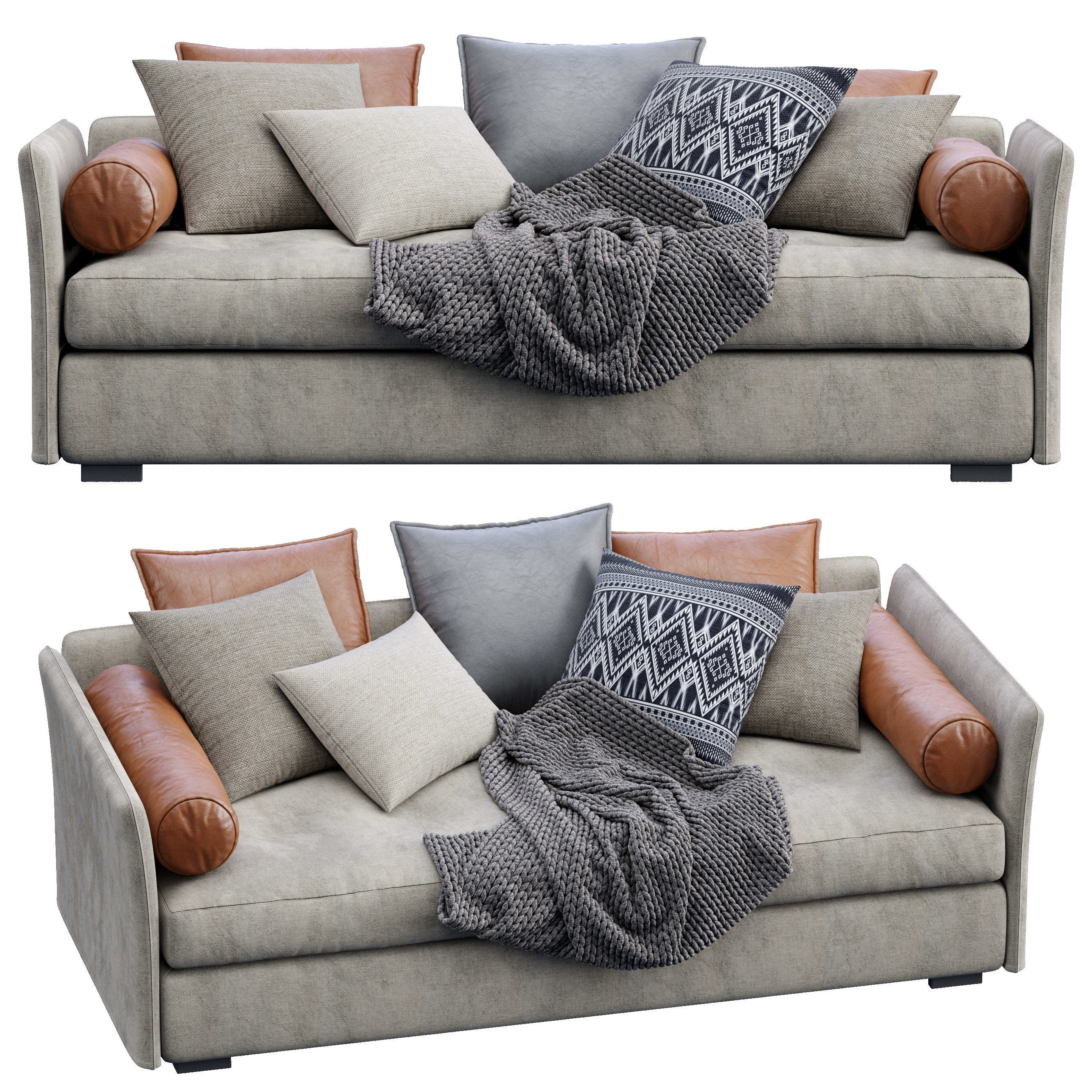 Sofa FIGI ISOLOTTO 2 3D model_14