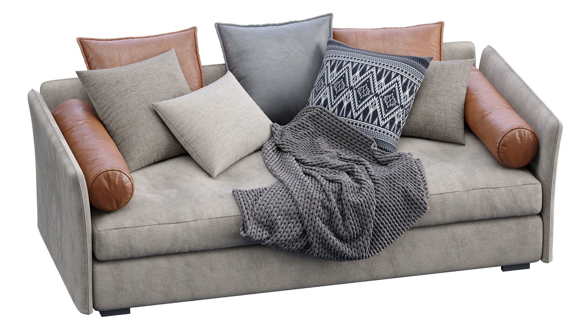 Sofa FIGI ISOLOTTO 2 3D model_8