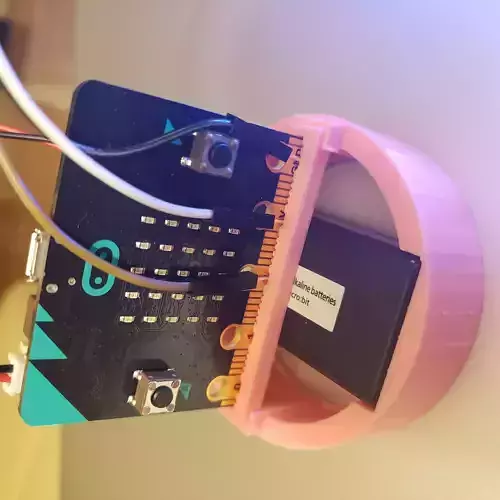 Microbit Holder and Battery Base 3D print model