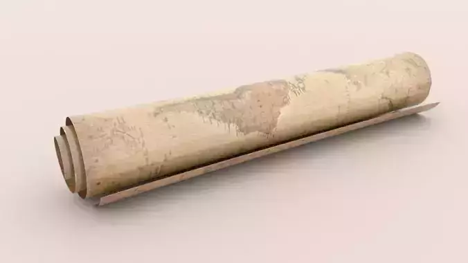 Rolled Old - Antique Map