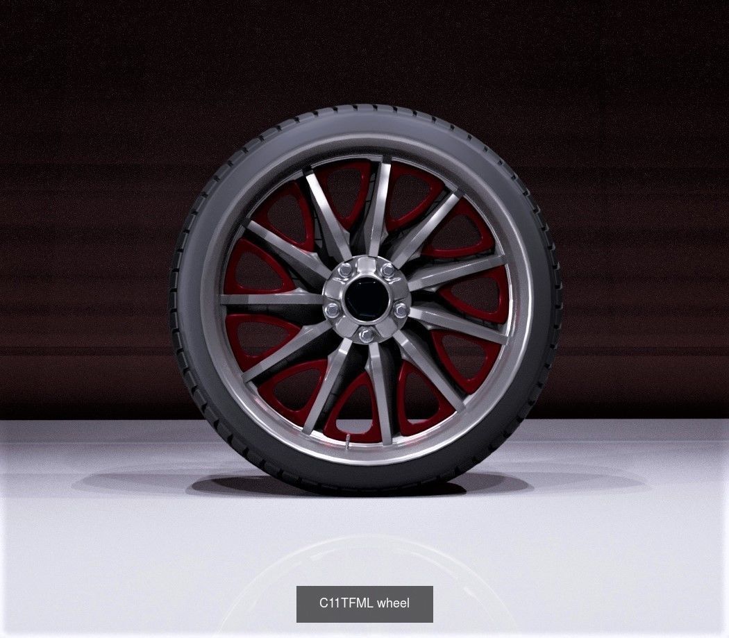 C wheel set 2020 3D Model Collection_15