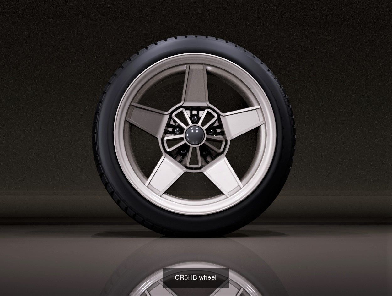C wheel set 2020 3D Model Collection_11