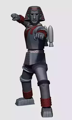 GIANT ROBOT PUNCHING 3D model