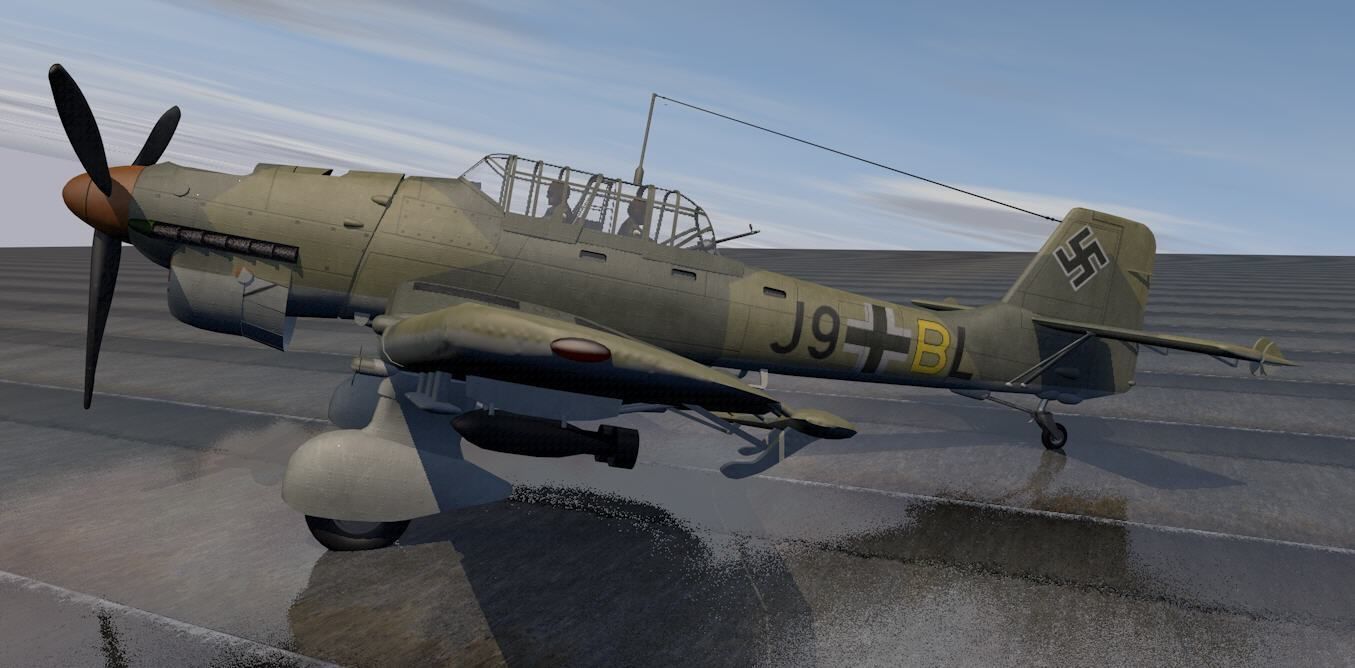 Junkers Ju-87C Stuka 3D model_5