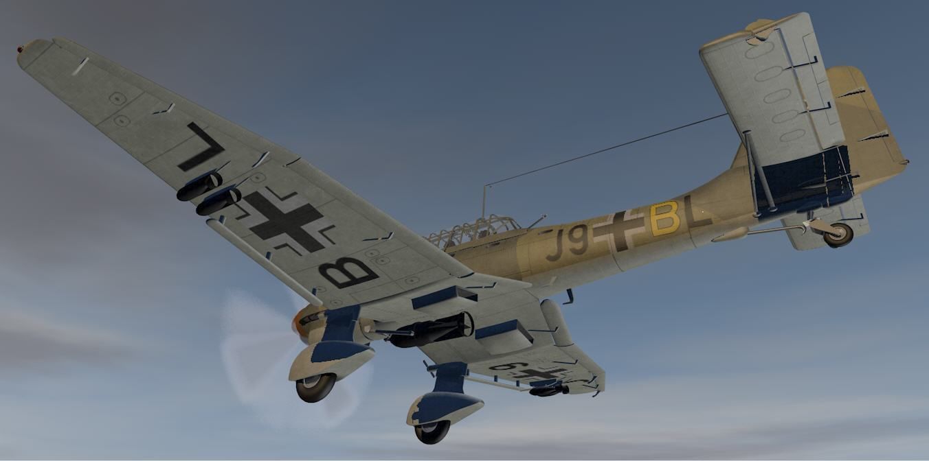 Junkers Ju-87C Stuka 3D model_13