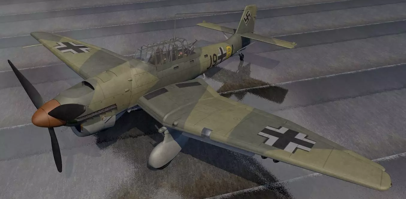 Junkers Ju-87C Stuka 3D model_0