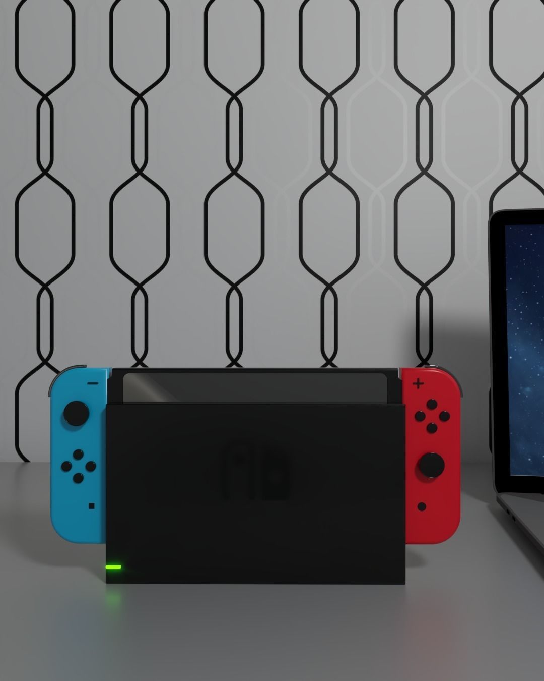 Nintendo Switch 3D model_1