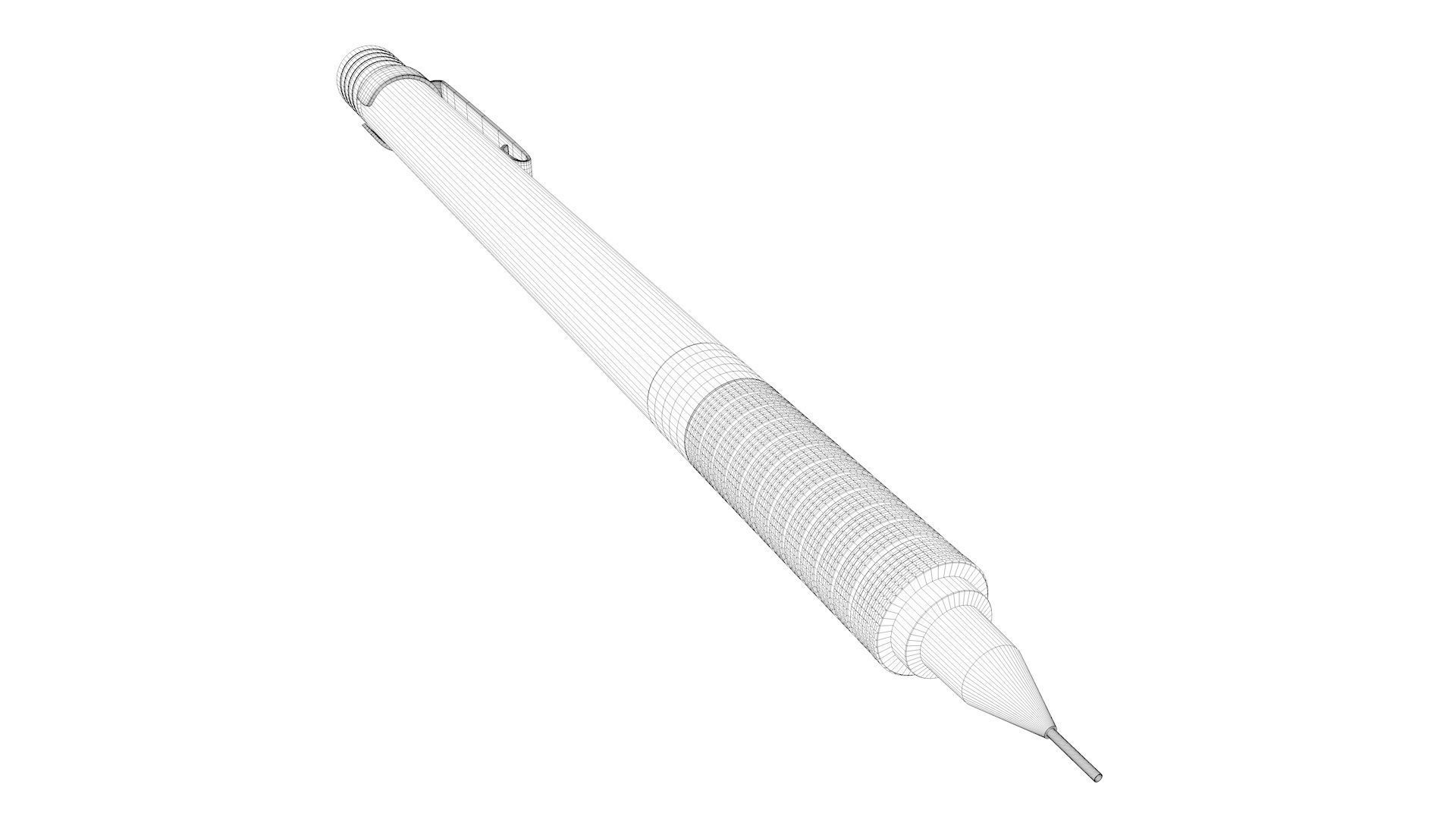 Art prencil 3D model_10