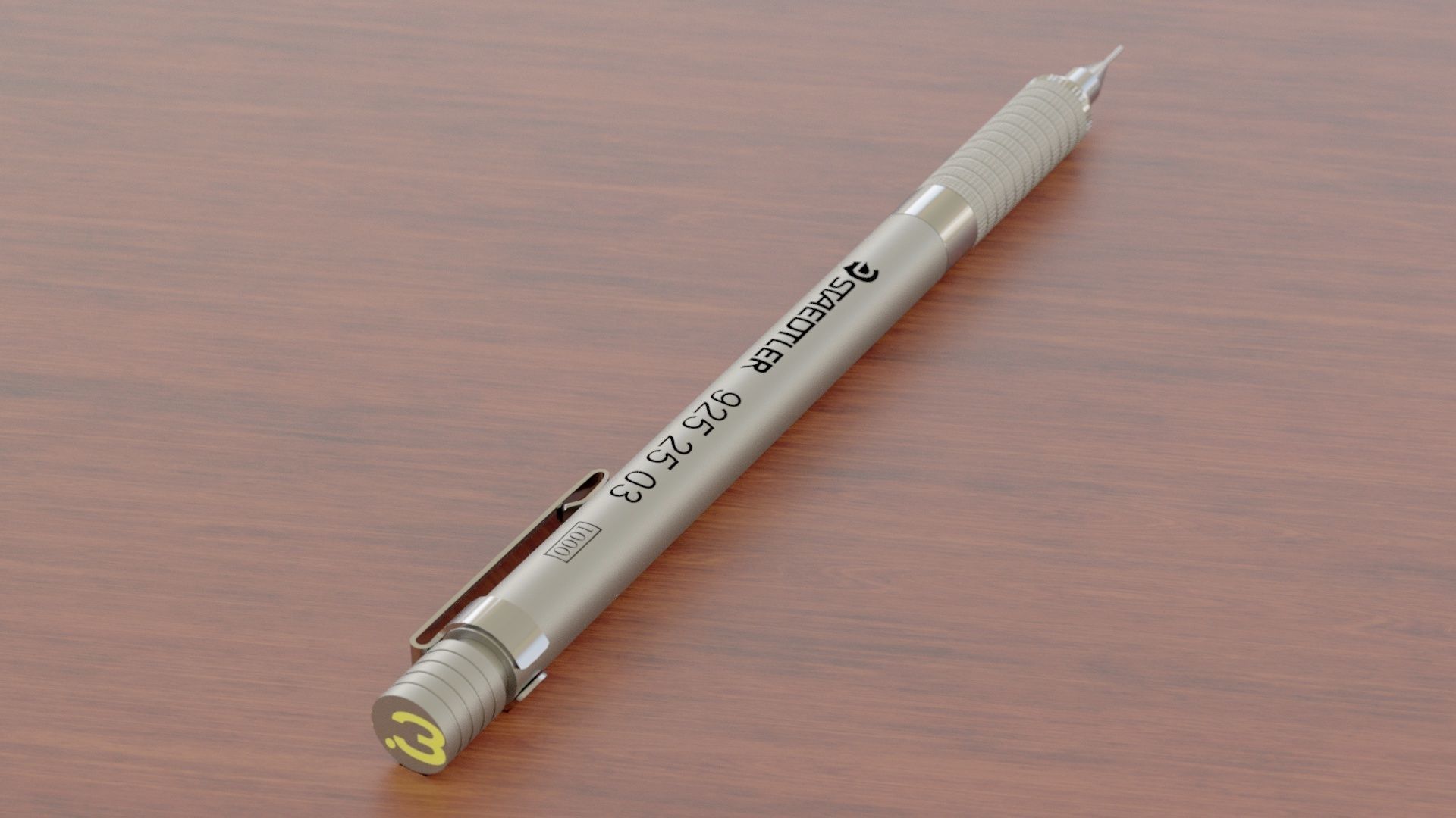 Art prencil 3D model_3