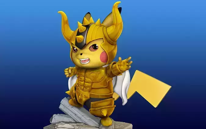 Pikachu Knight of the Zodiac Aldebaran Cosplay 