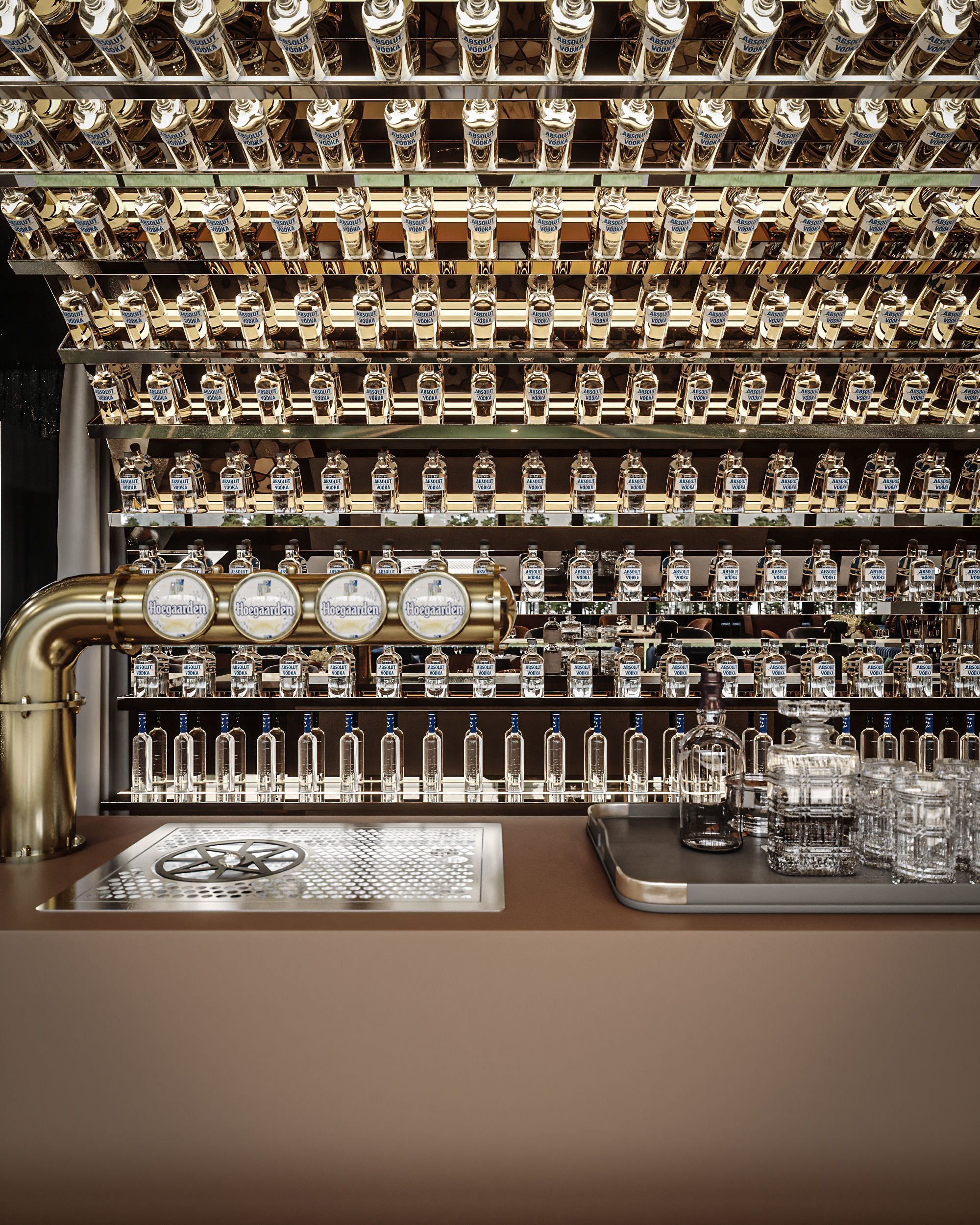 Luxury Restaurant Scene 3D model 3D model_18