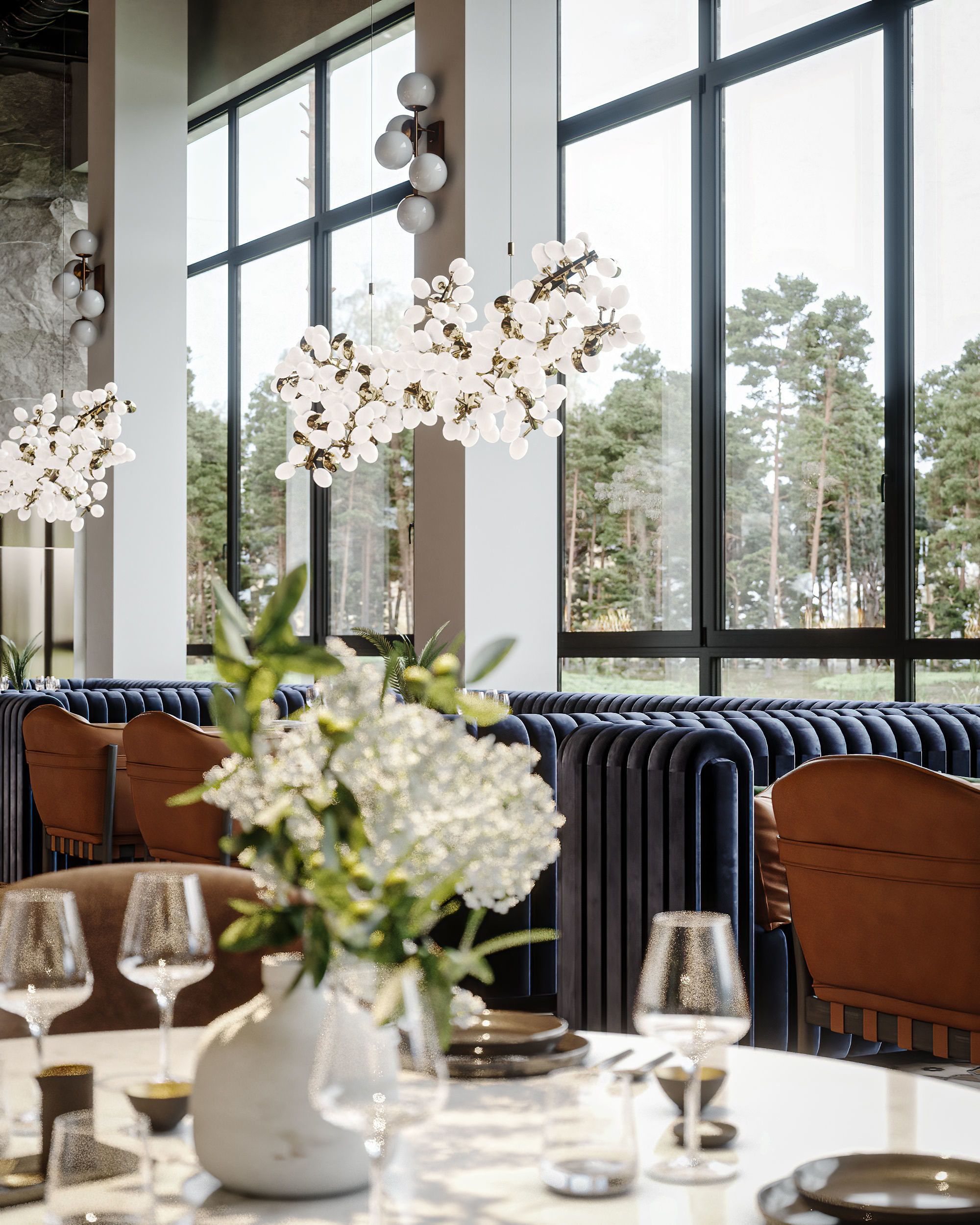 Luxury Restaurant Scene 3D model 3D model_5