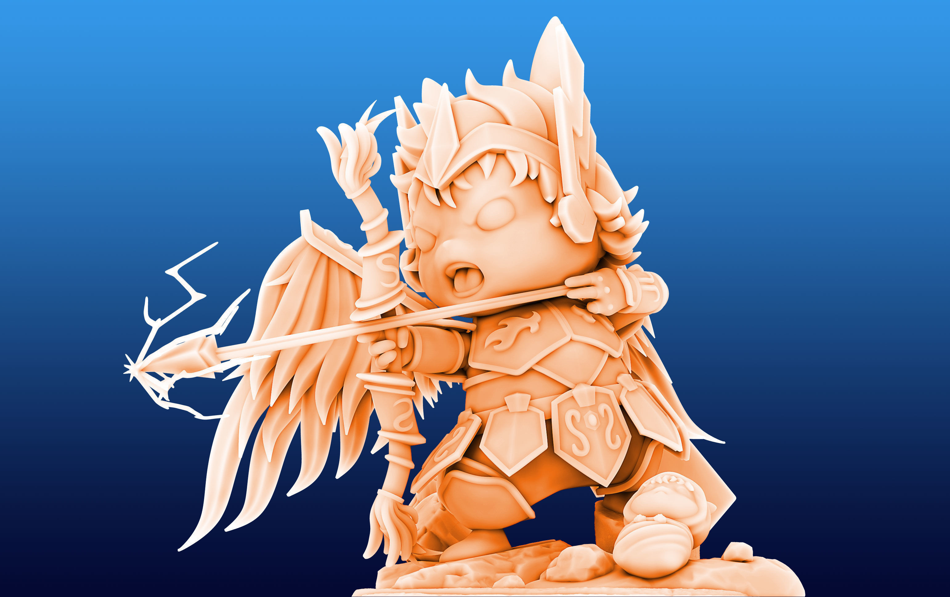 Pikachu Knight of the Zodiac Aiolos Cosplay 3D print model_1