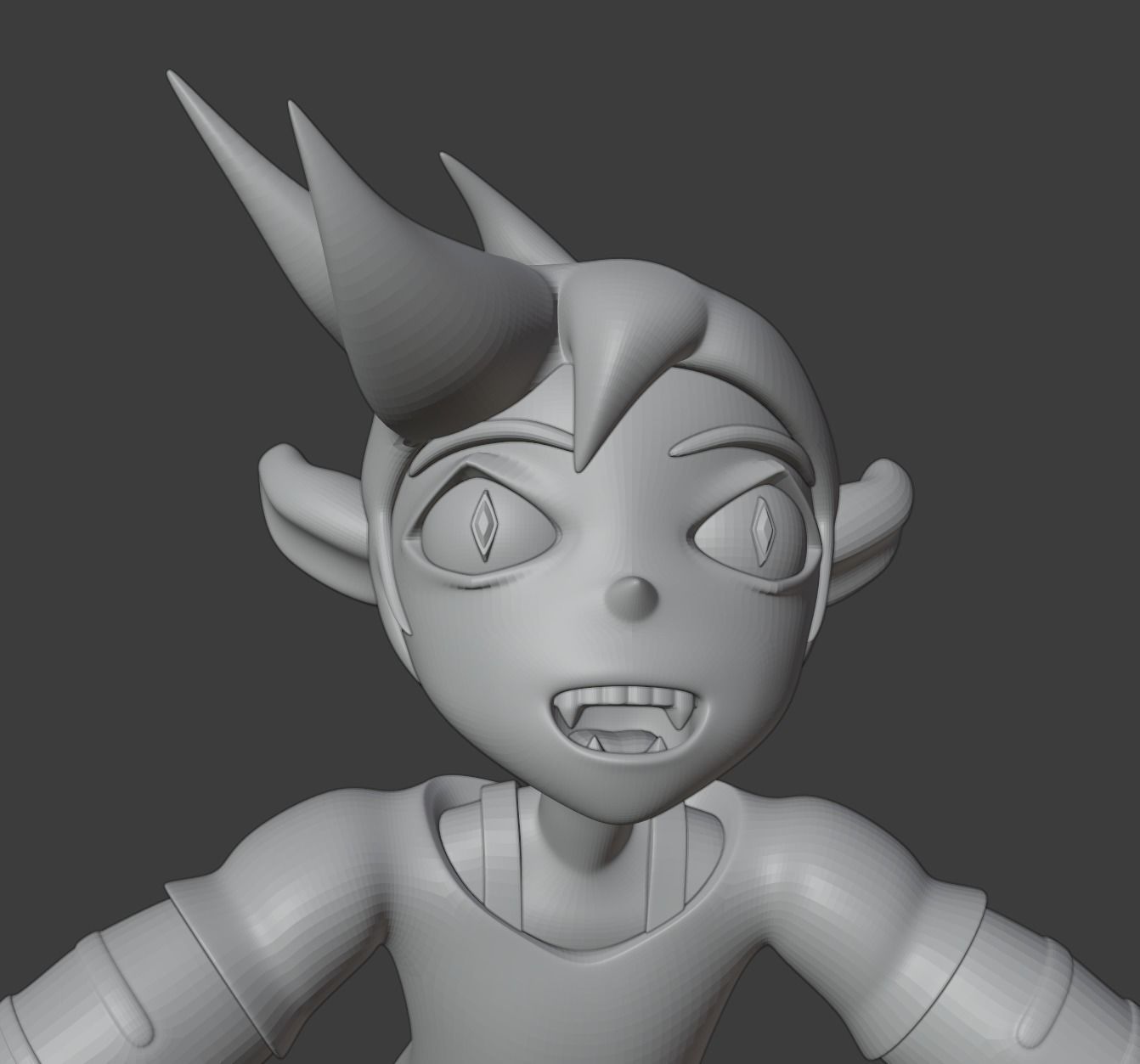 Kipo with all Jaguar traits 3D print model_3