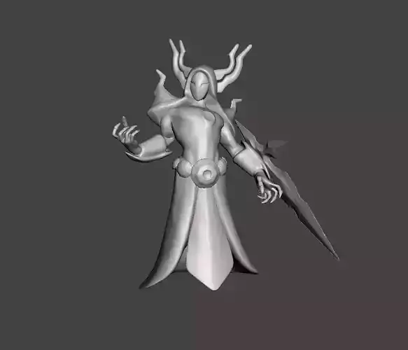 Cosmic Reaver Kassadin 3D Model