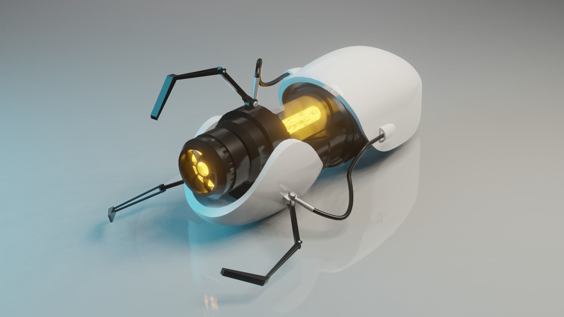 Portal Gun 3D model_3