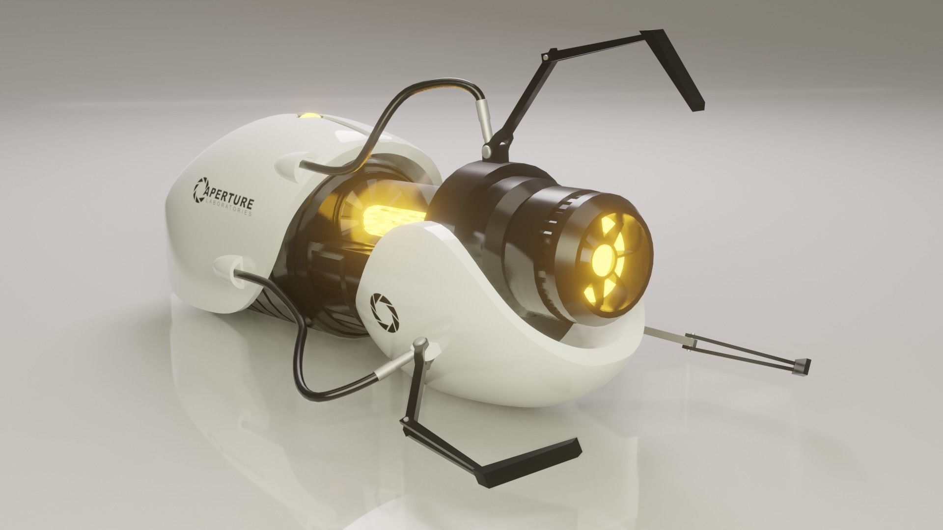 Portal Gun 3D model_1
