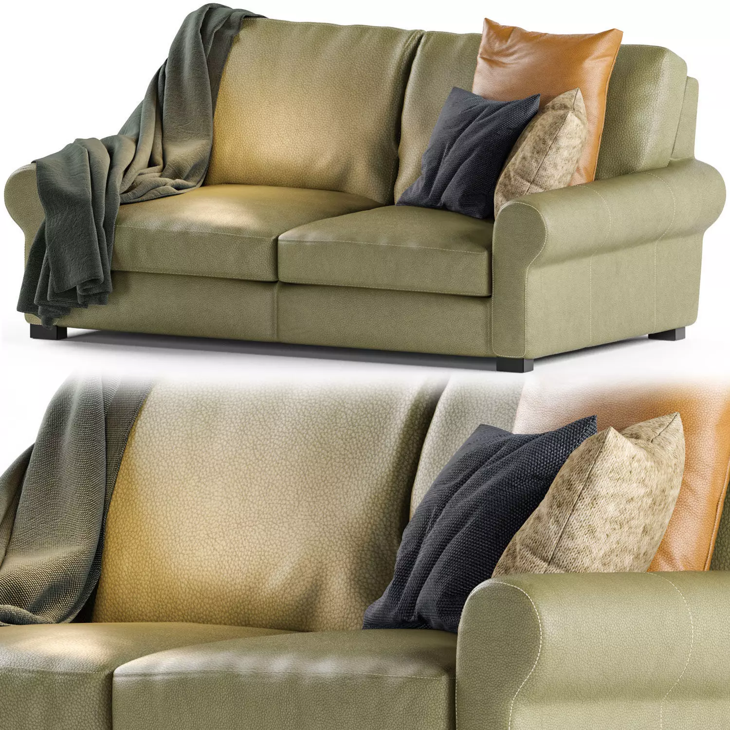 Sofa Blanket 3D model_0