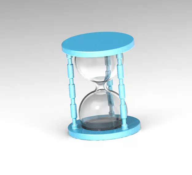 Classic Hourglass 3D print model_0
