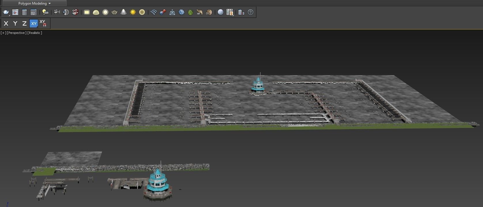 Floating Dock 3D model_9