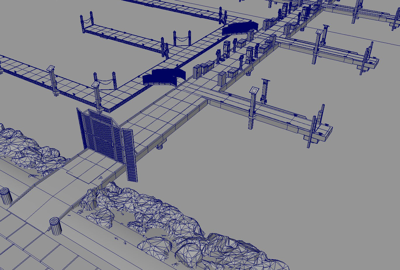 Floating Dock 3D model_21