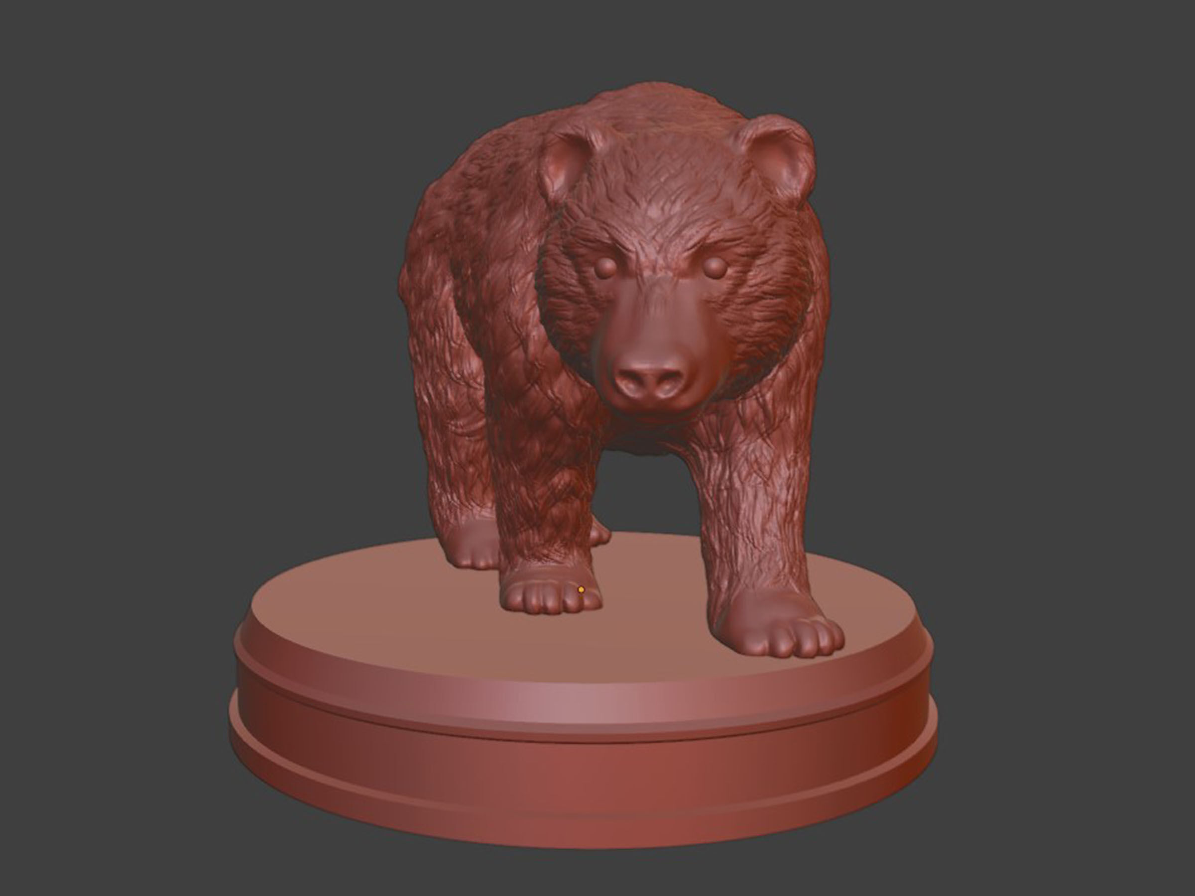 Realistic Bear 3D print model_7