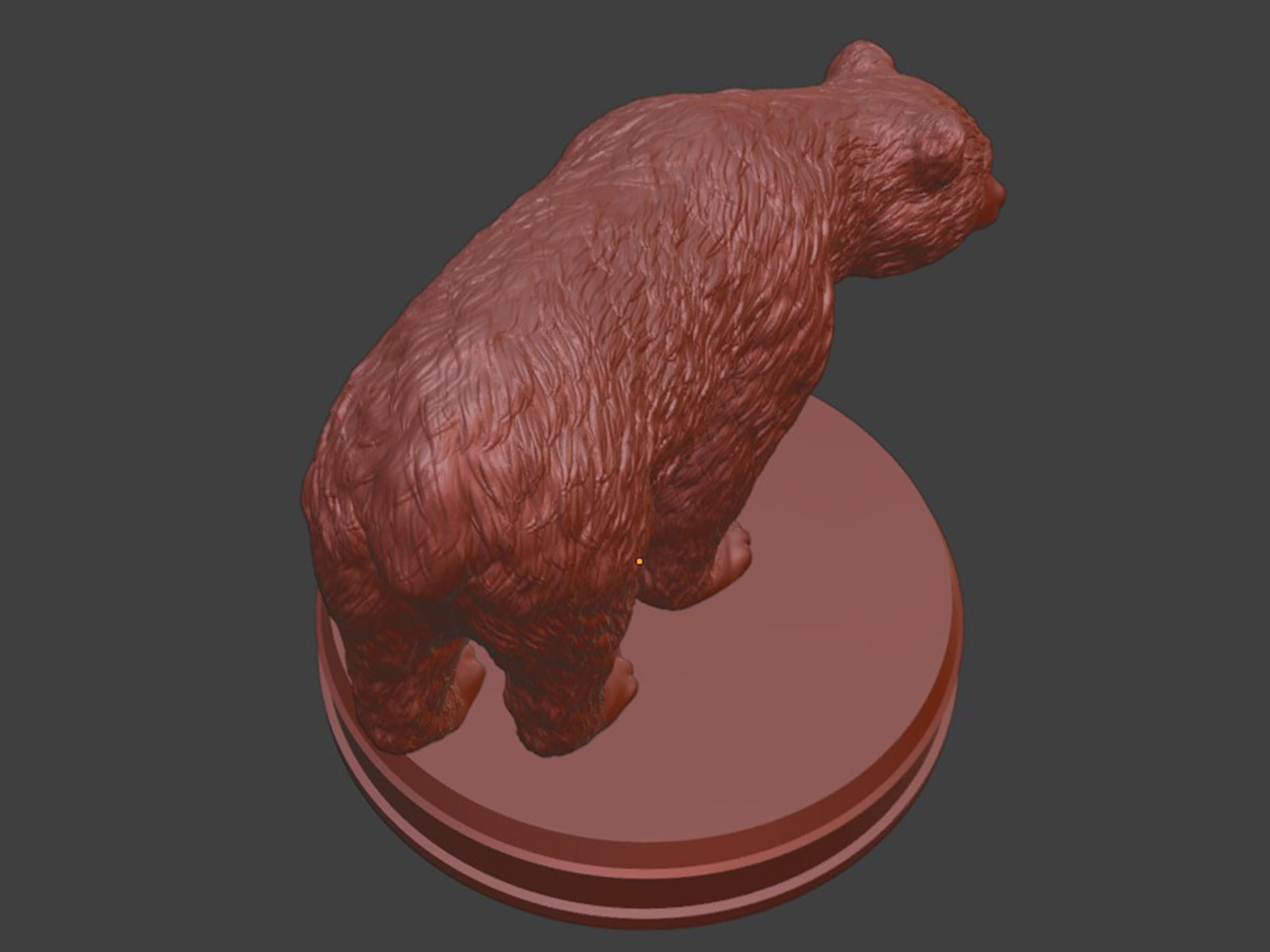 Realistic Bear 3D print model_9
