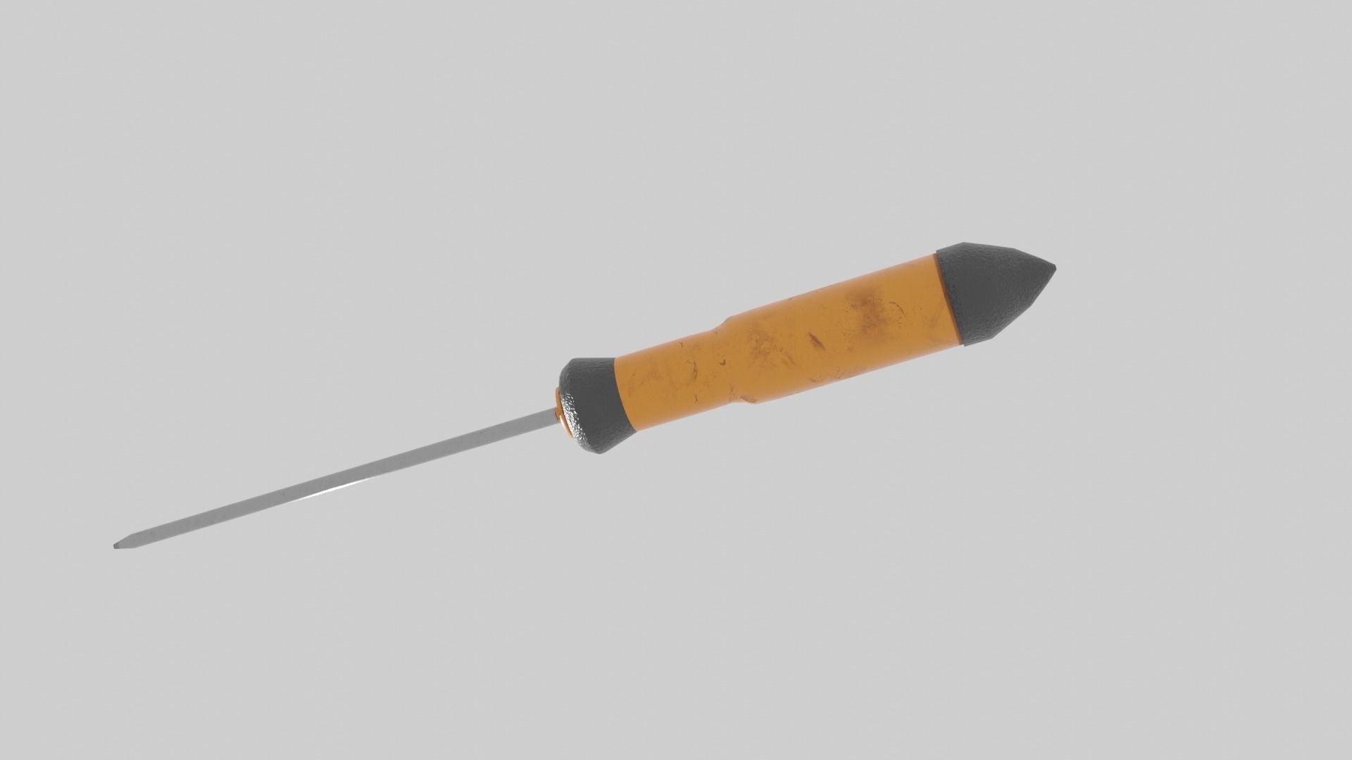 Screwdriver resistor Low-poly 3D model_3