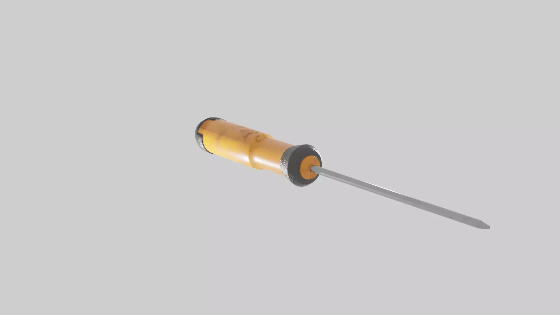 Screwdriver resistor Low-poly 3D model_0