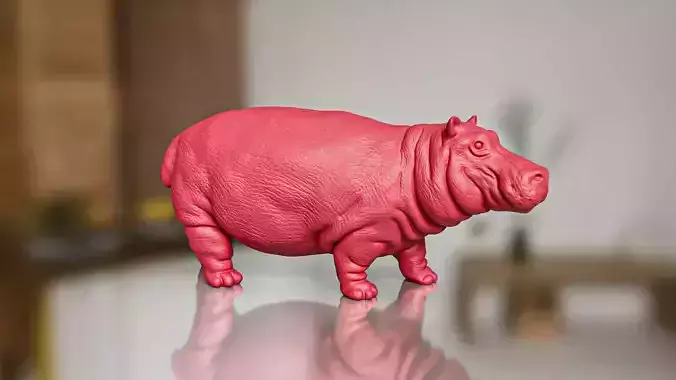 Hippo Walk Pose Toy
