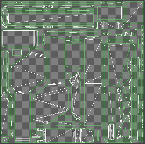 Console gaming machine Low-poly 3D model_5