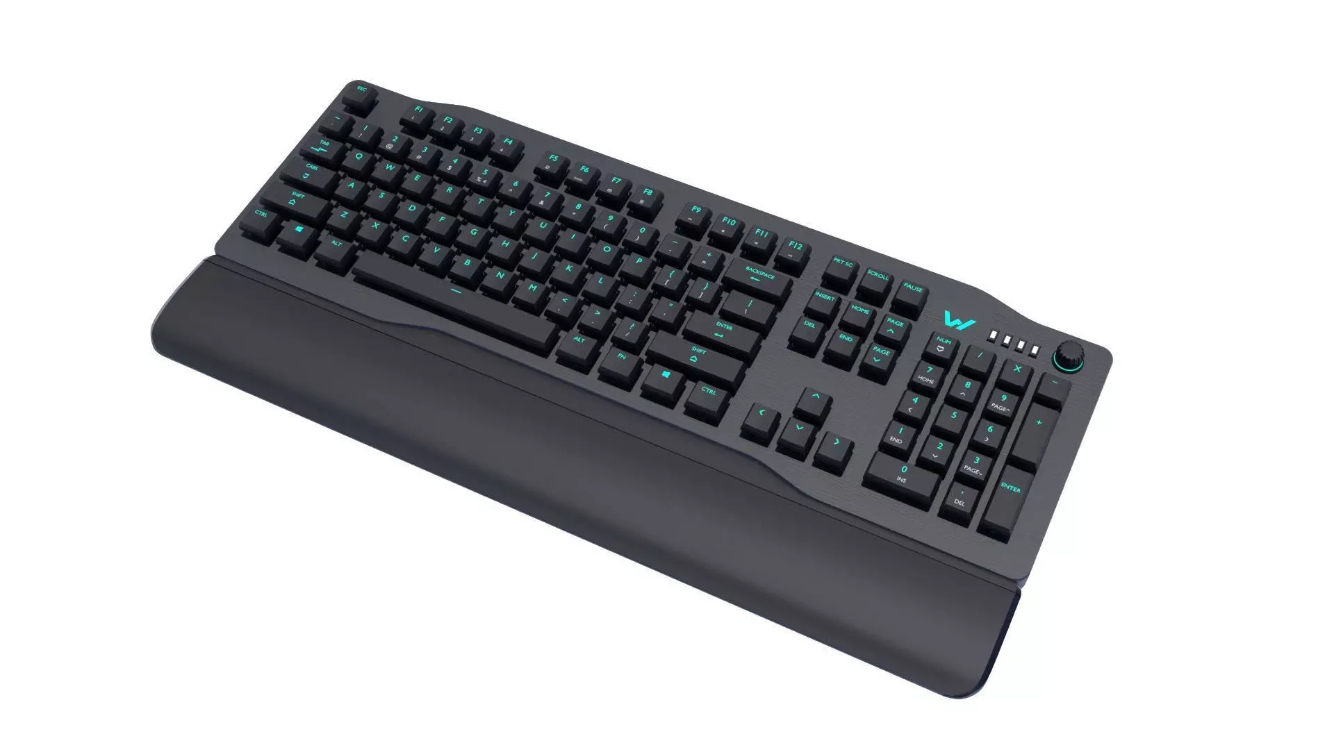 Computer Keyboard wireless 3D model
