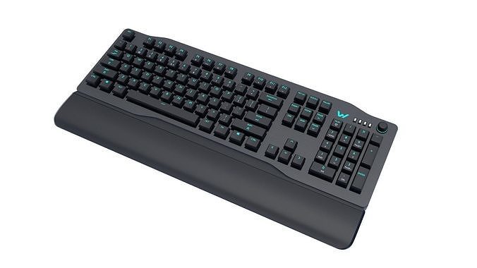 Computer Keyboard wireless 3D model