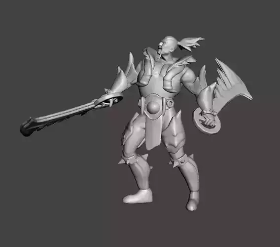 Beast Hunter Draven 3D Model