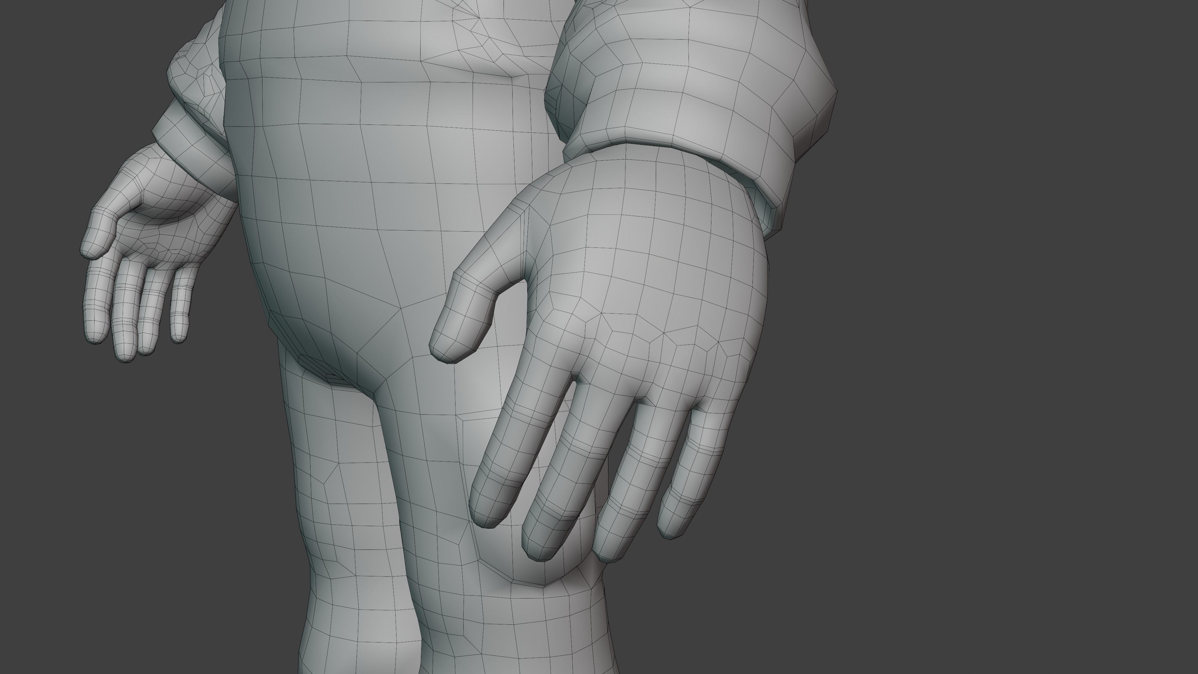 Squid game 3d Model  Lowply Game Animation Low-poly 3D model_6