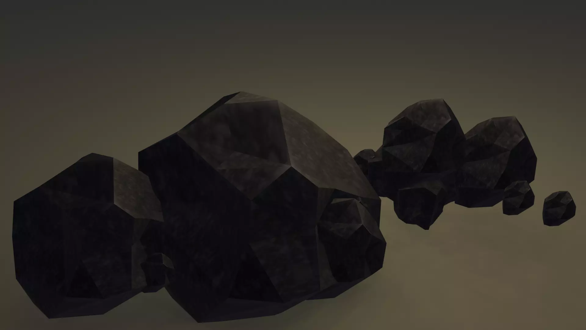 rocks pack Free low-poly 3D model