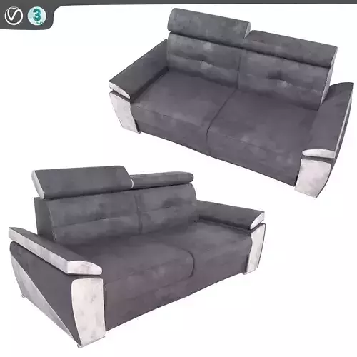 TOSCANE coloris anthracite gris clair