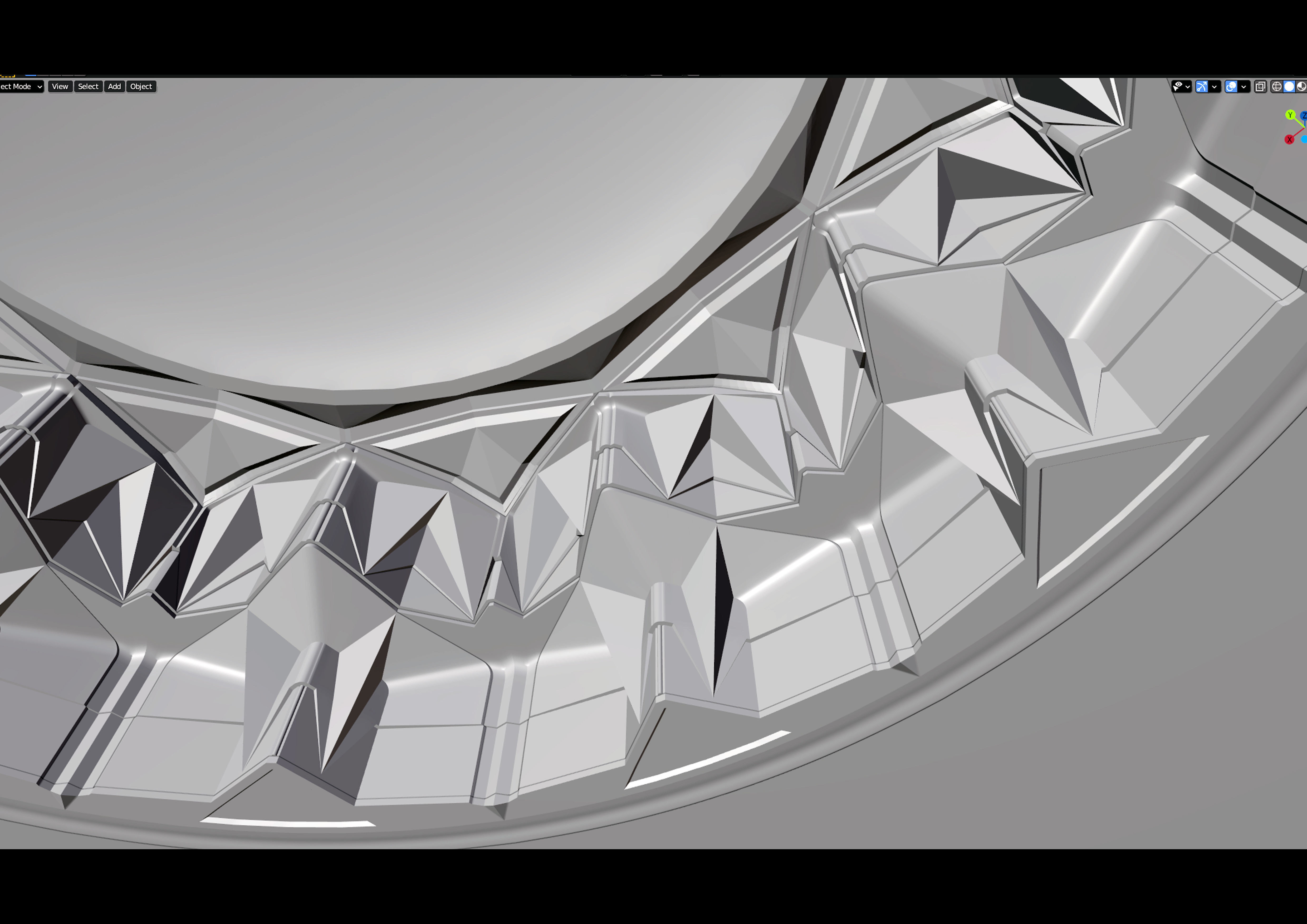 muqarnas dome Low-poly 3D model_9