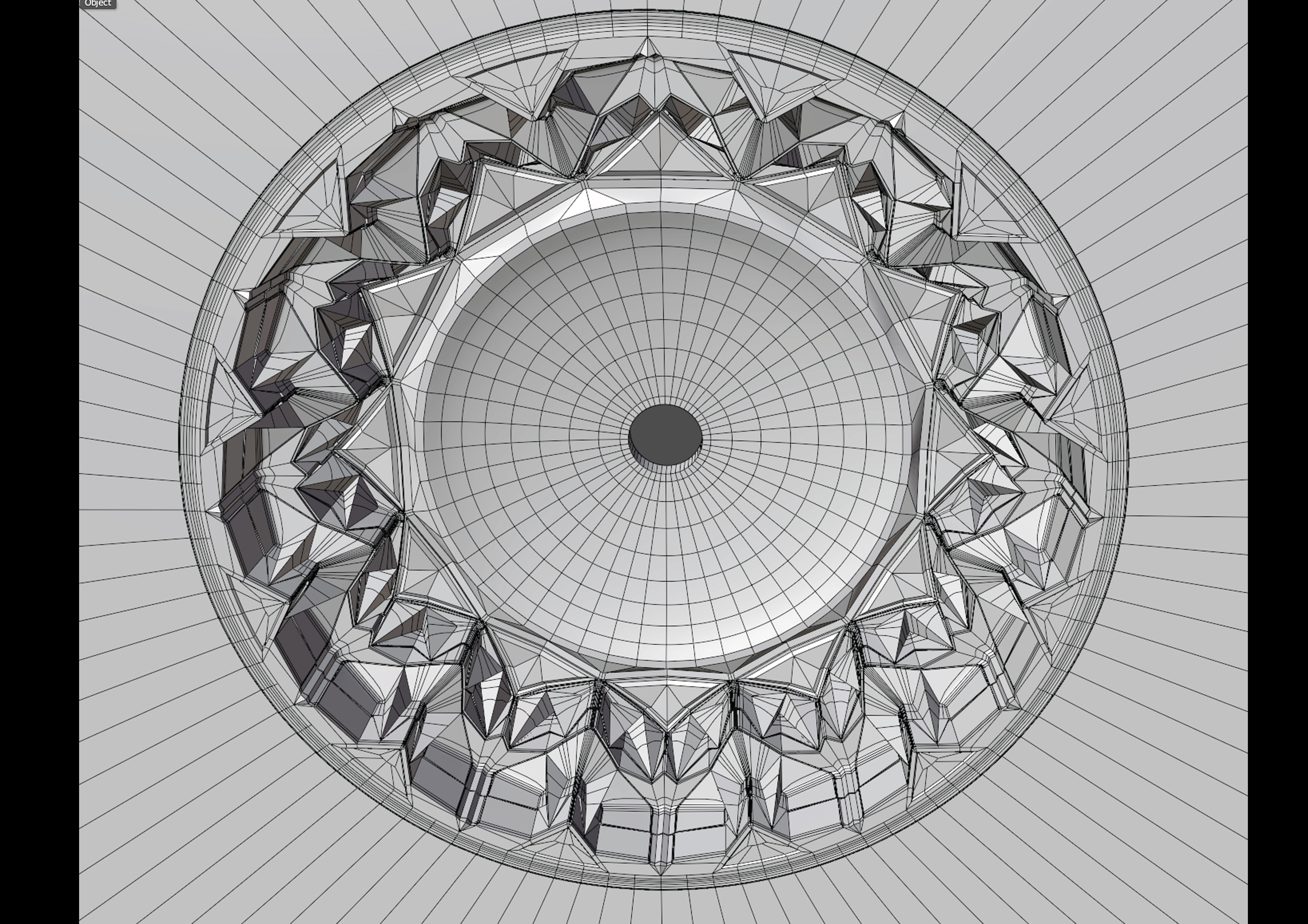 muqarnas dome Low-poly 3D model_5