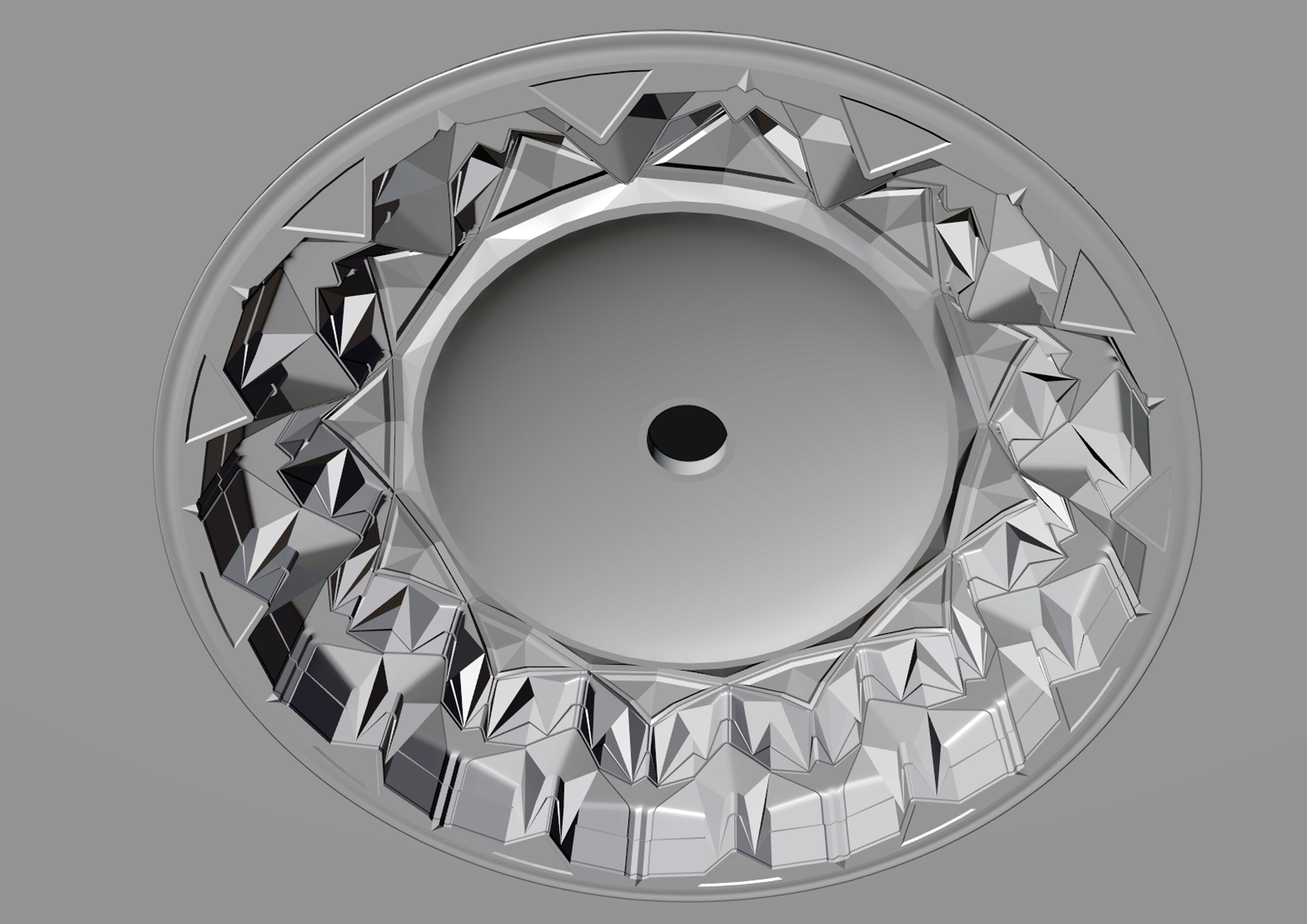 muqarnas dome Low-poly 3D model_8